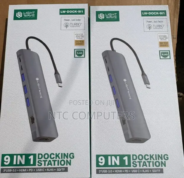 Lightwave 9 in 1 Docking Station