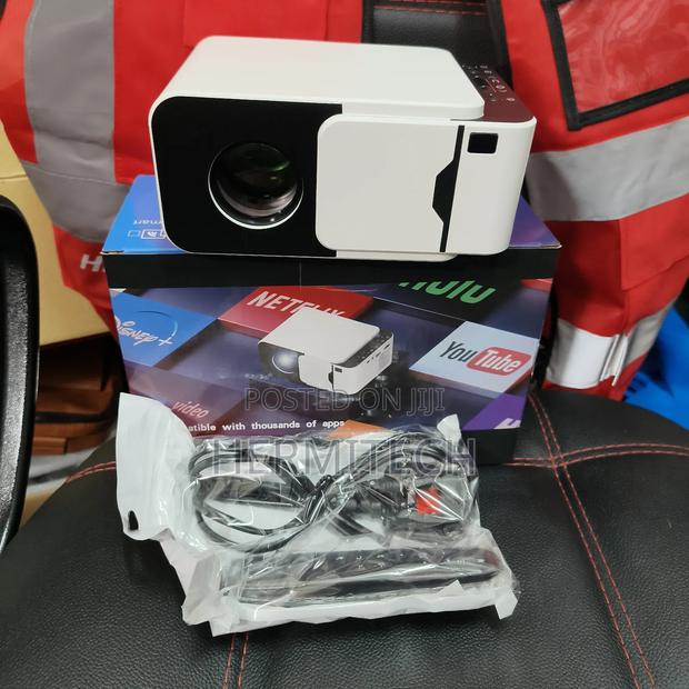 Smart Android Resolution Wifi Support Bt Connection T6 Projectors - thumbnail 2