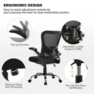 Office Chair : Fabric Ergonomic Office Chair