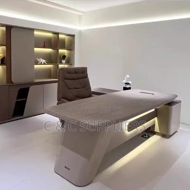 Director's L-Shaped Office Desk-180cm - thumbnail 2
