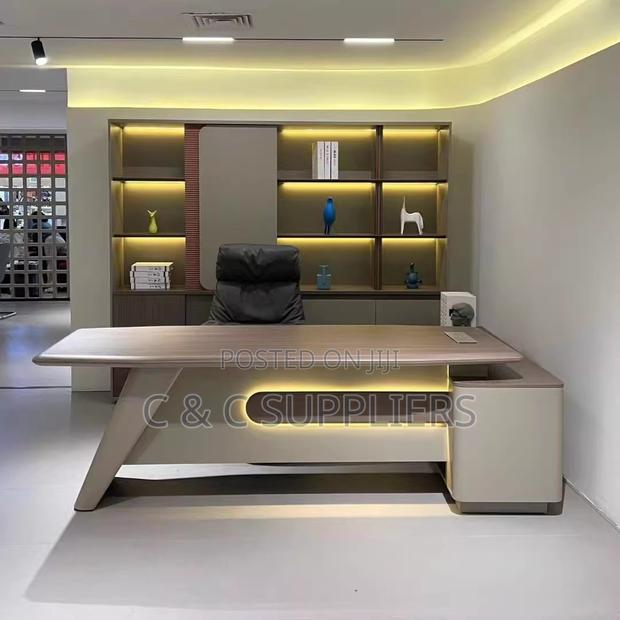 Director's L-Shaped Office Desk-180cm - thumbnail 5
