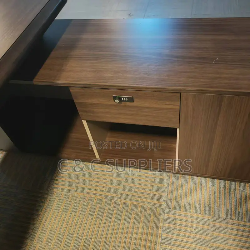 Director's L-Shaped Office Desk-180cm