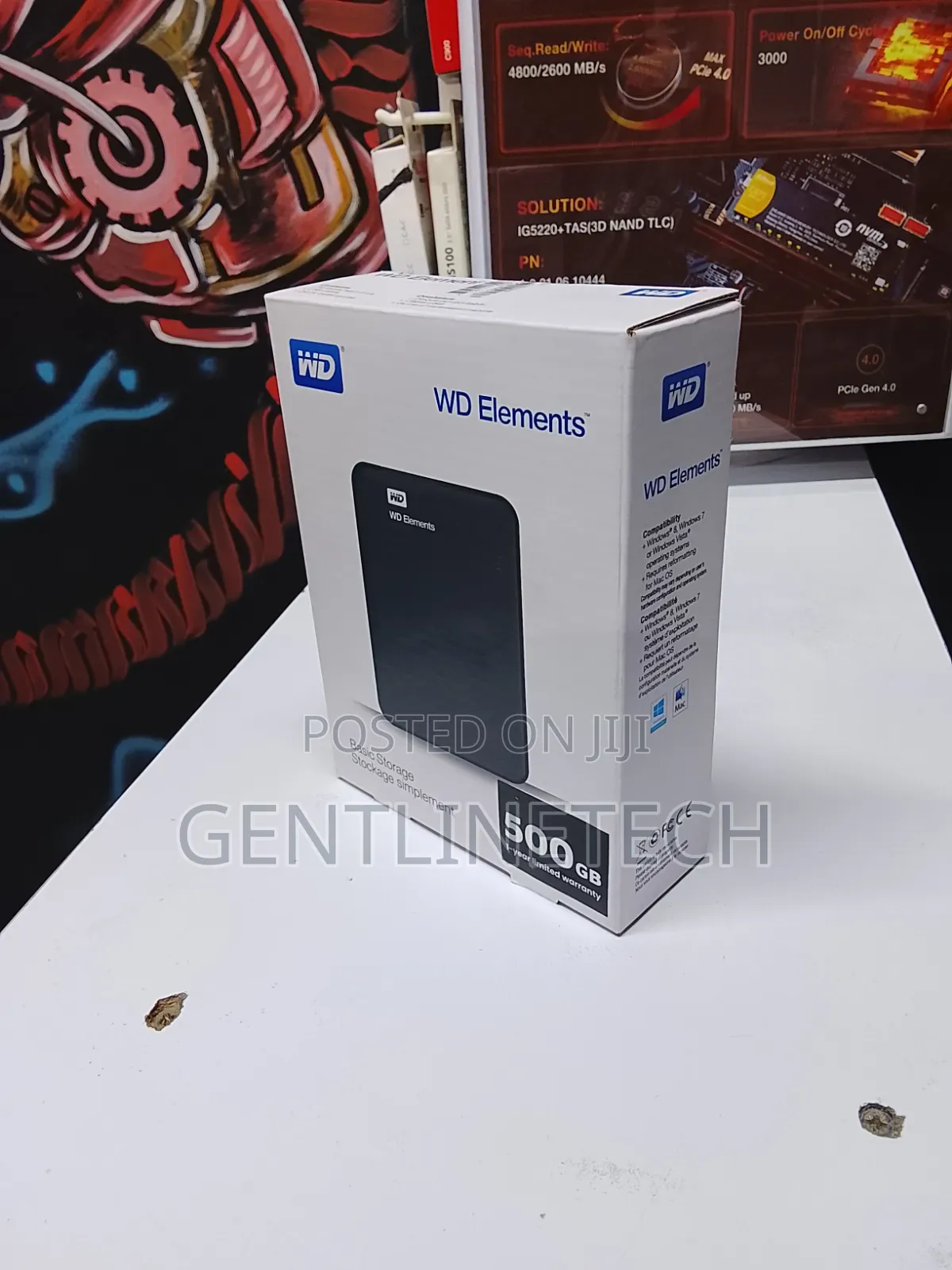 500gb Wd Portable HDD – Ready to Use