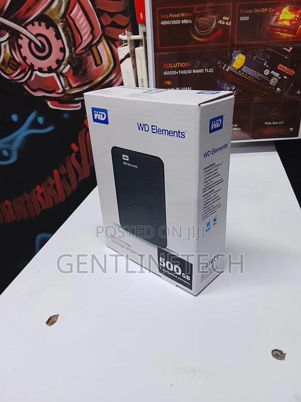500gb Wd Portable HDD – Ready to Use - main view