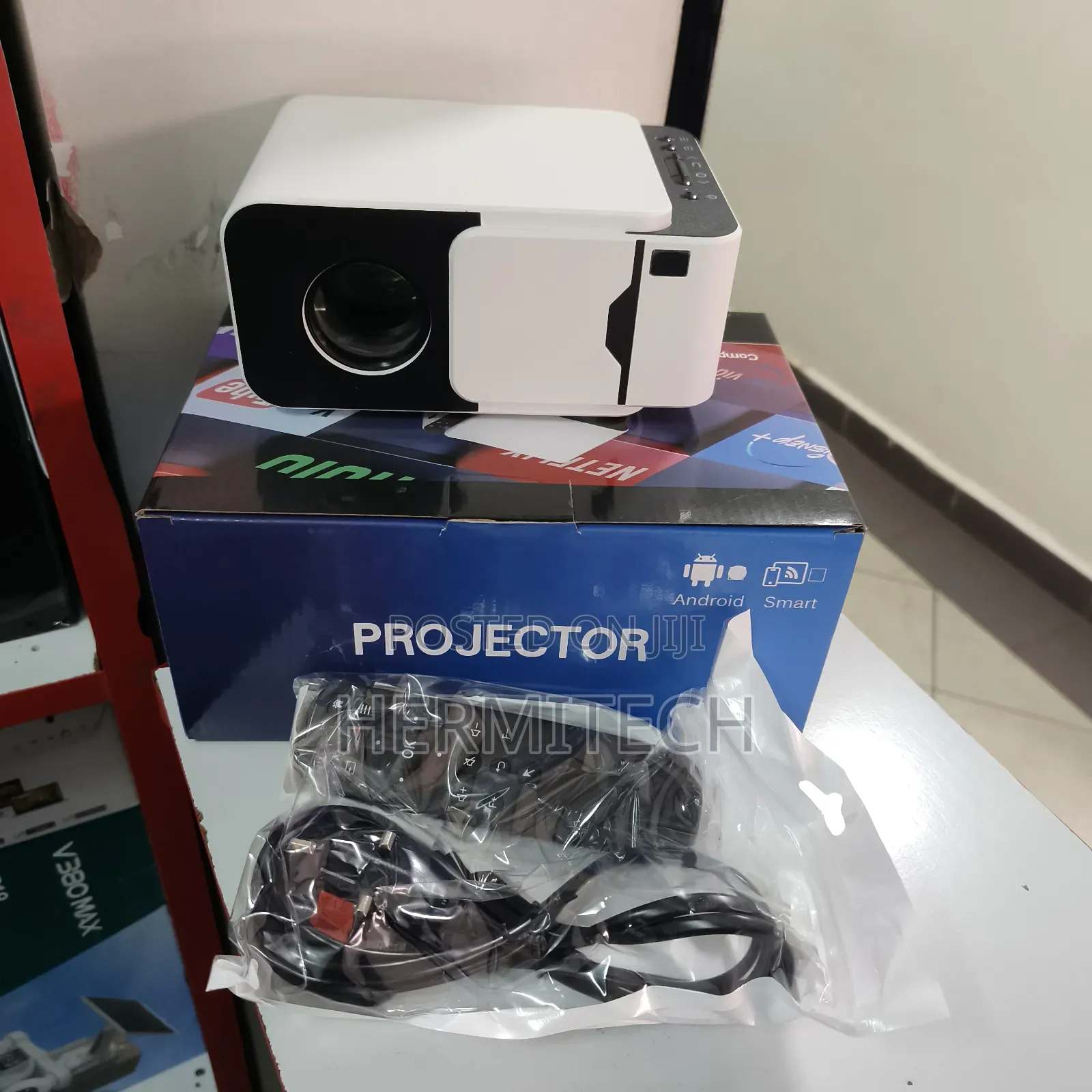 T6 Android Smart Projectors Resolution Wifi Smart Bt Hdmi Usb Ports