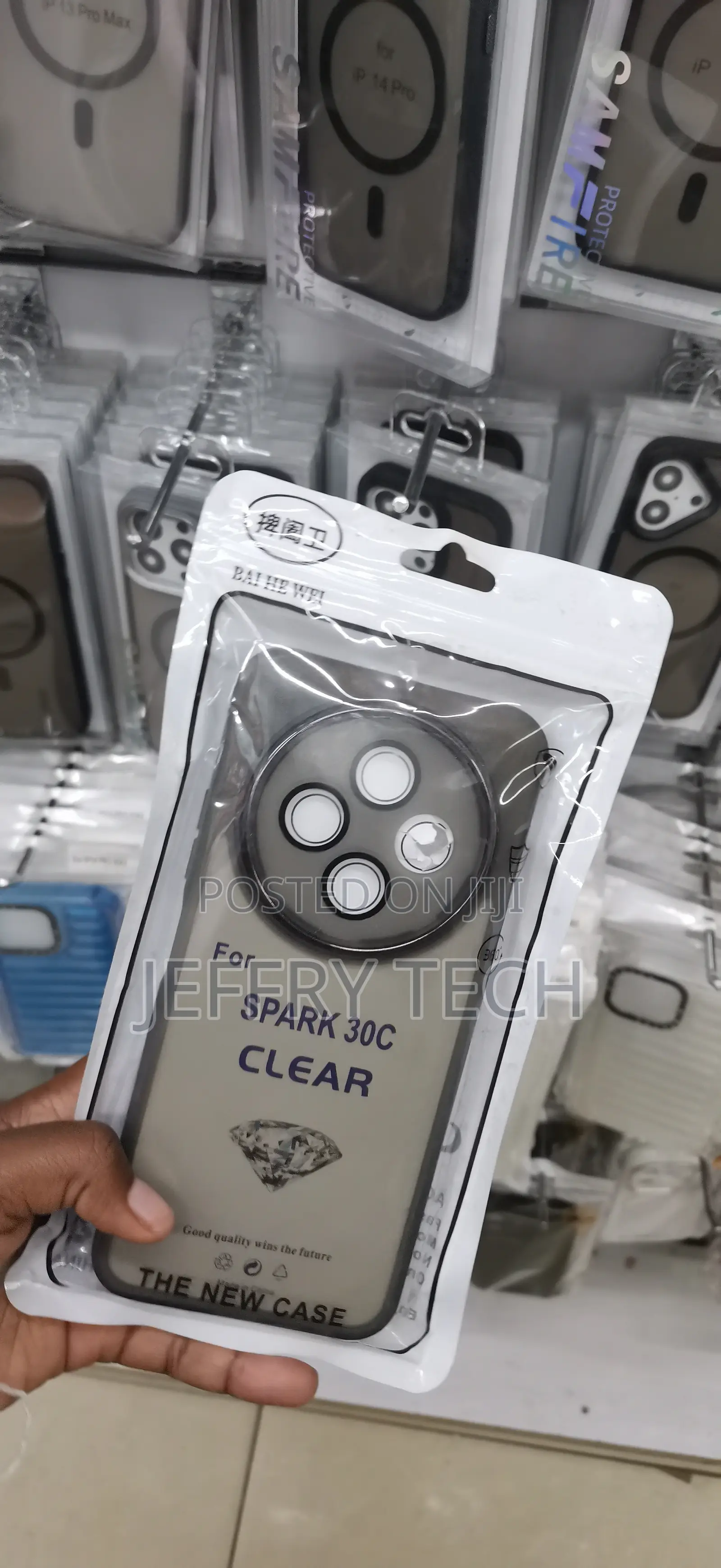 Tecno Spark 30c,Clear, Slim Phone Case
