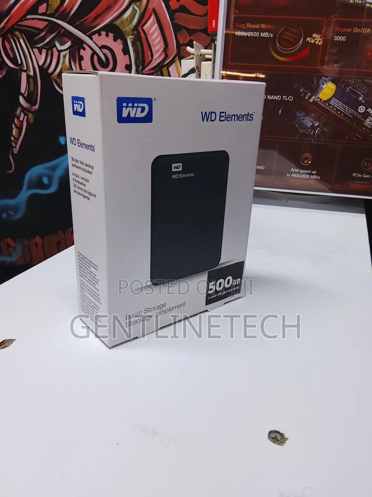 500gb Wd Usb External Drive – Clean Condition