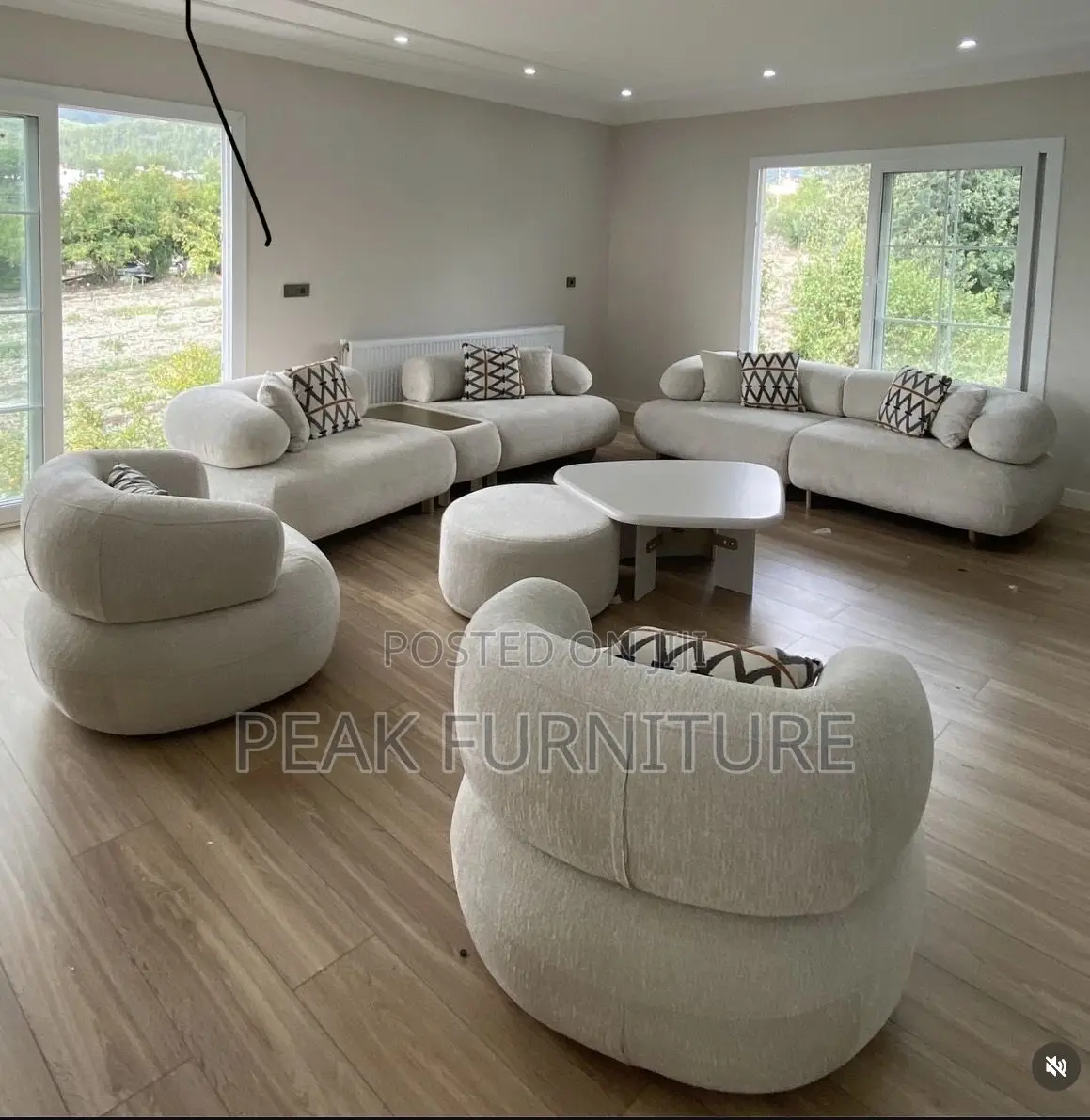 Luxury Living Room Sofa Set
