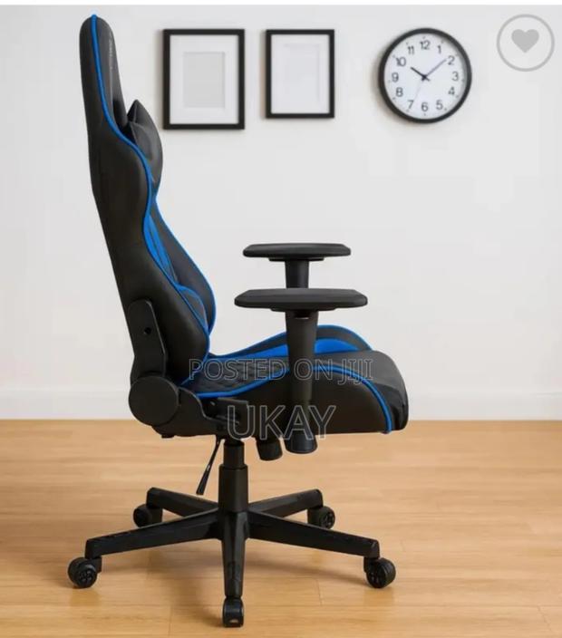 Uk High Black Gaming Chair. - thumbnail 3