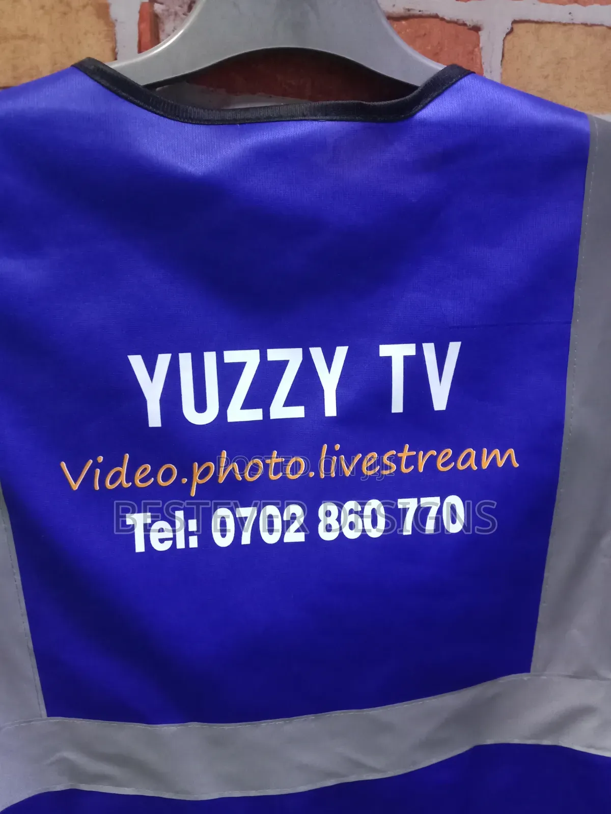 Royal Blue Pocket Reflector Jacket