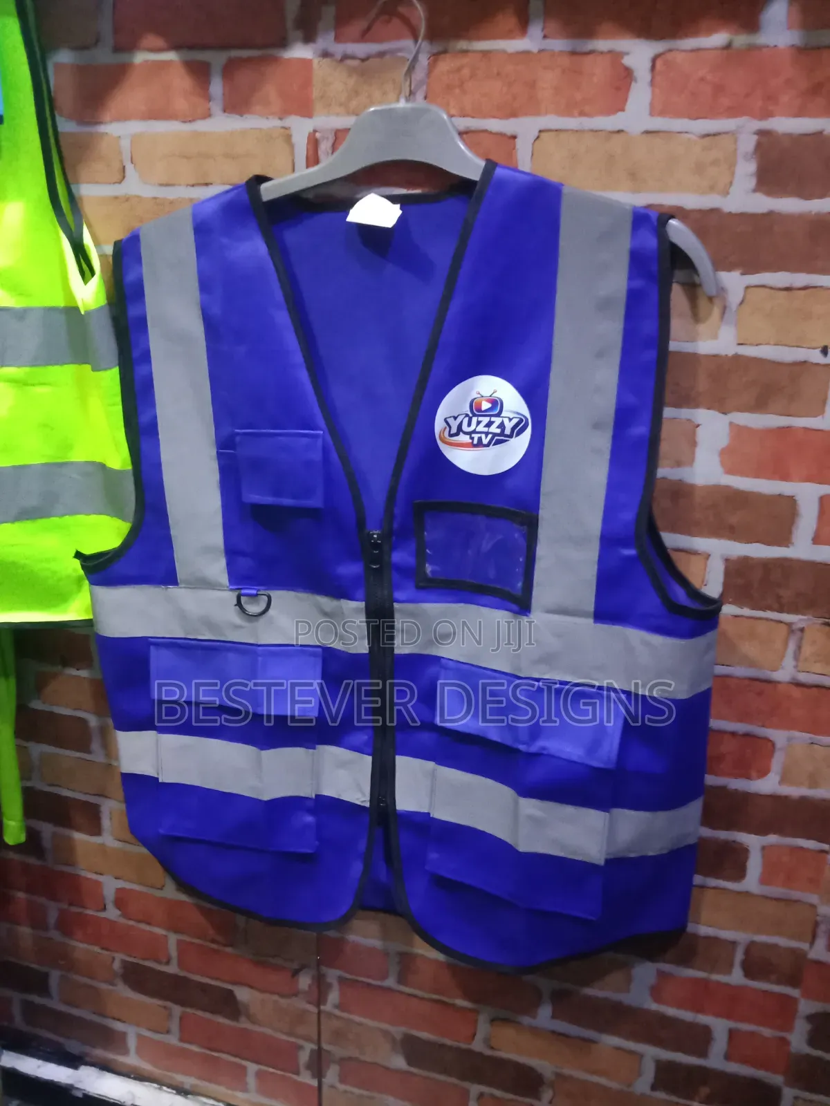 Royal Blue Pocket Reflector Jacket