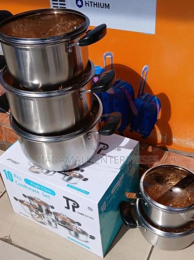 Jp Stainless Cookware Set 10pcs – Durable Performance for Everyday