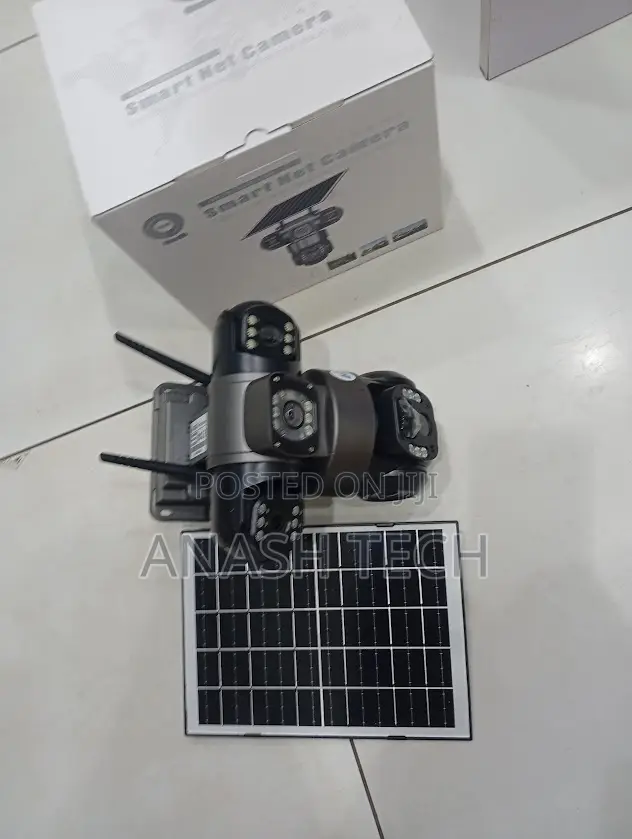 V380 Pro 2mp 4g PTZ Human Detection Triple Lens Solar Camera