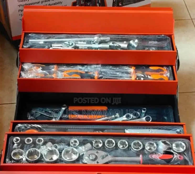 85pcs Mechanic Tool Chest/ Ratchet Socket Wrench Combination Tool Kit