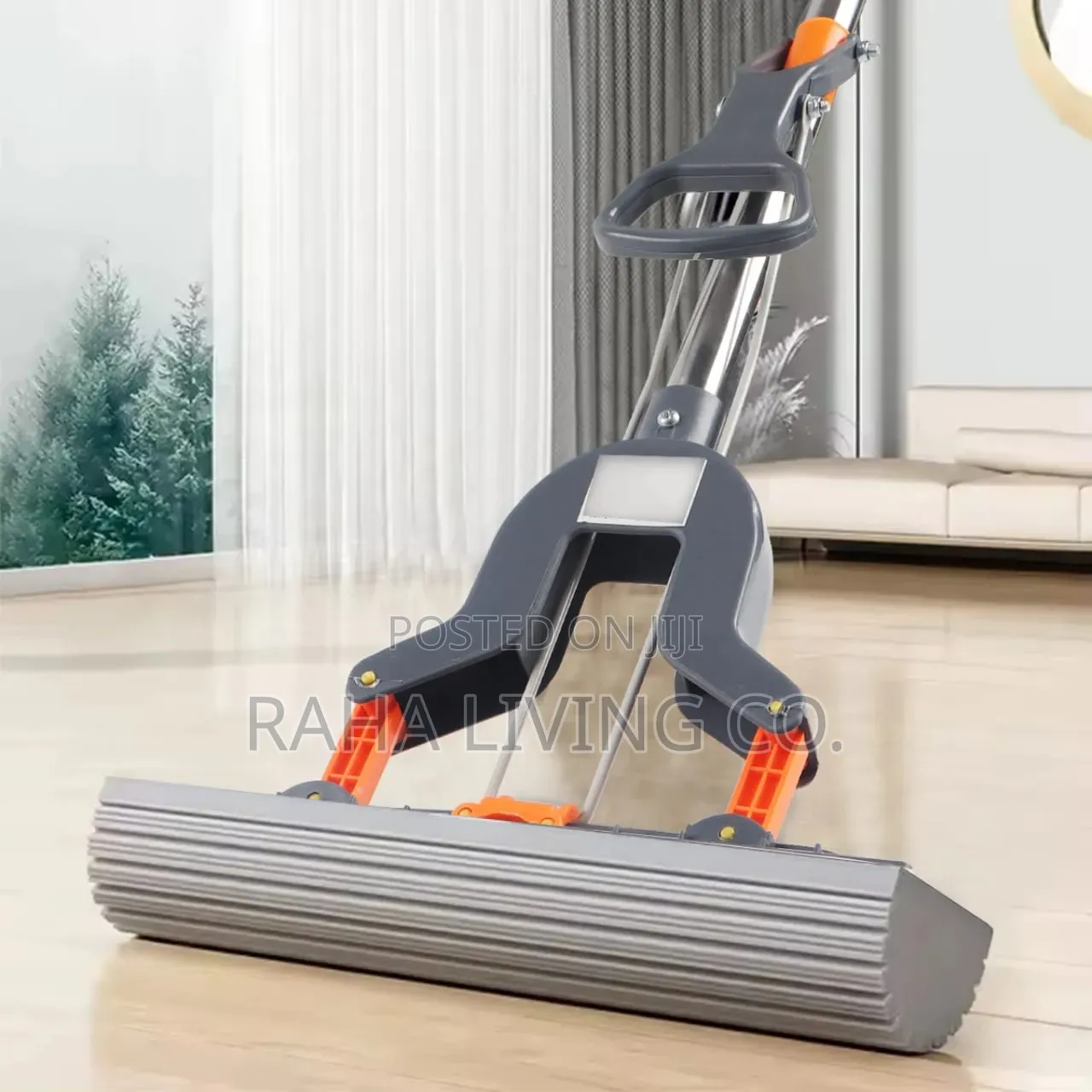 Self Squeezing Sponge Mop | 38x122cm | Wood Slippery Floors