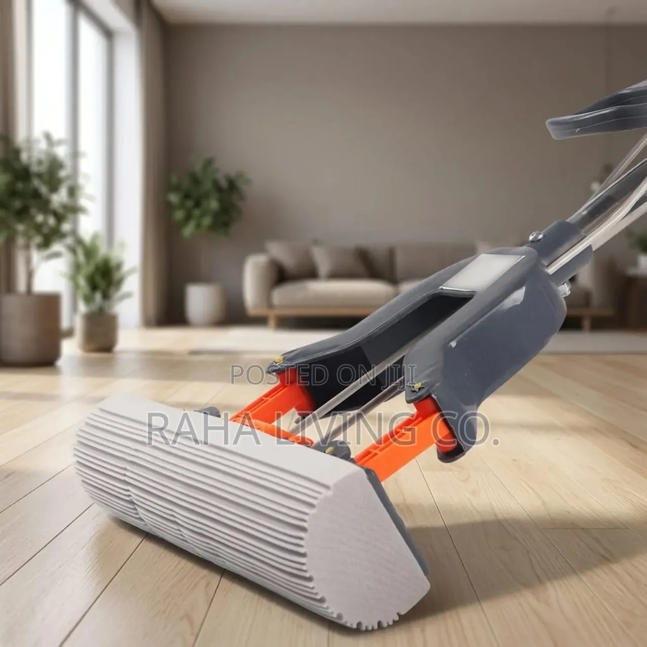 Self Squeezing Sponge Mop | 38x122cm | Wood Slippery Floors
