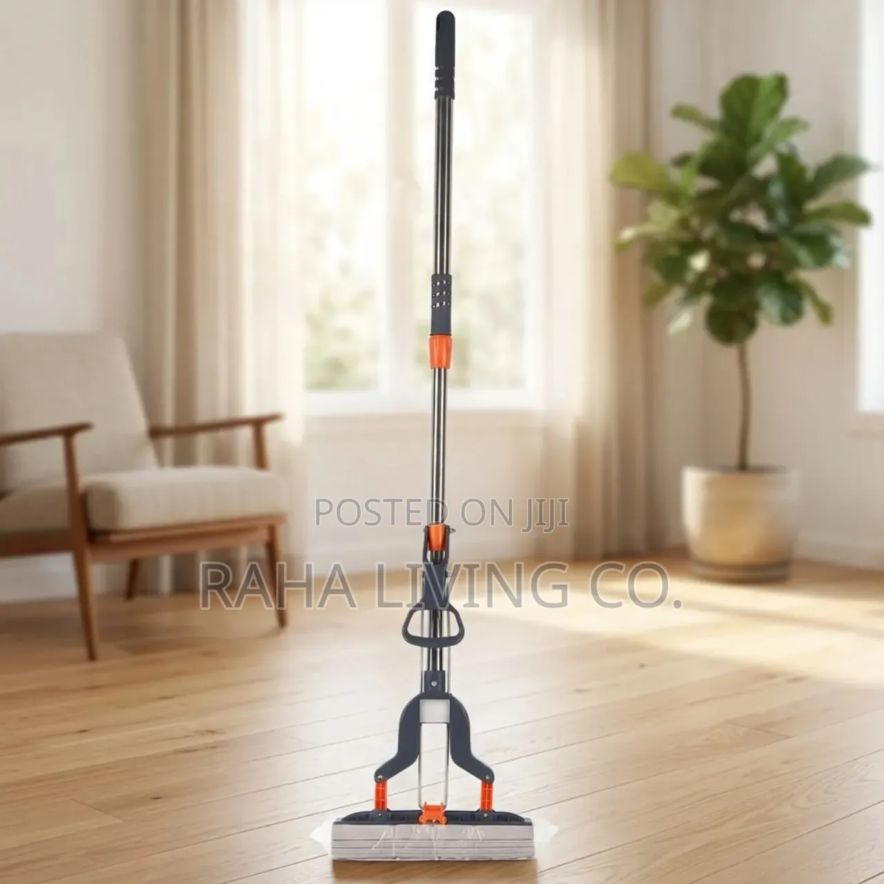 Self Squeezing Sponge Mop | 38x122cm | Wood Slippery Floors