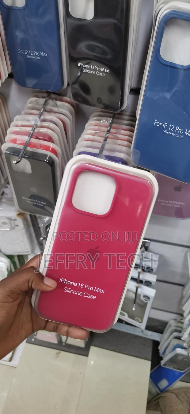 iPhone 16 Pro Max Fuchsia Pink Replica Silicone Case - thumbnail 2