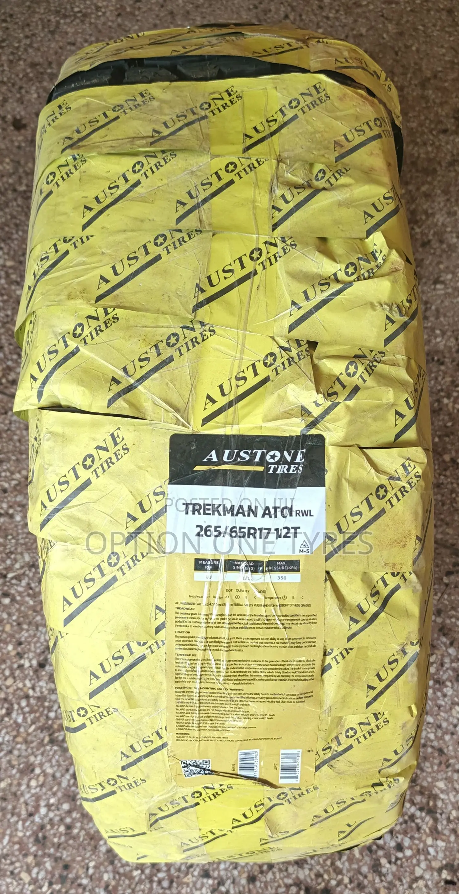 265/65r17 Austone a/T Tyres for Sale