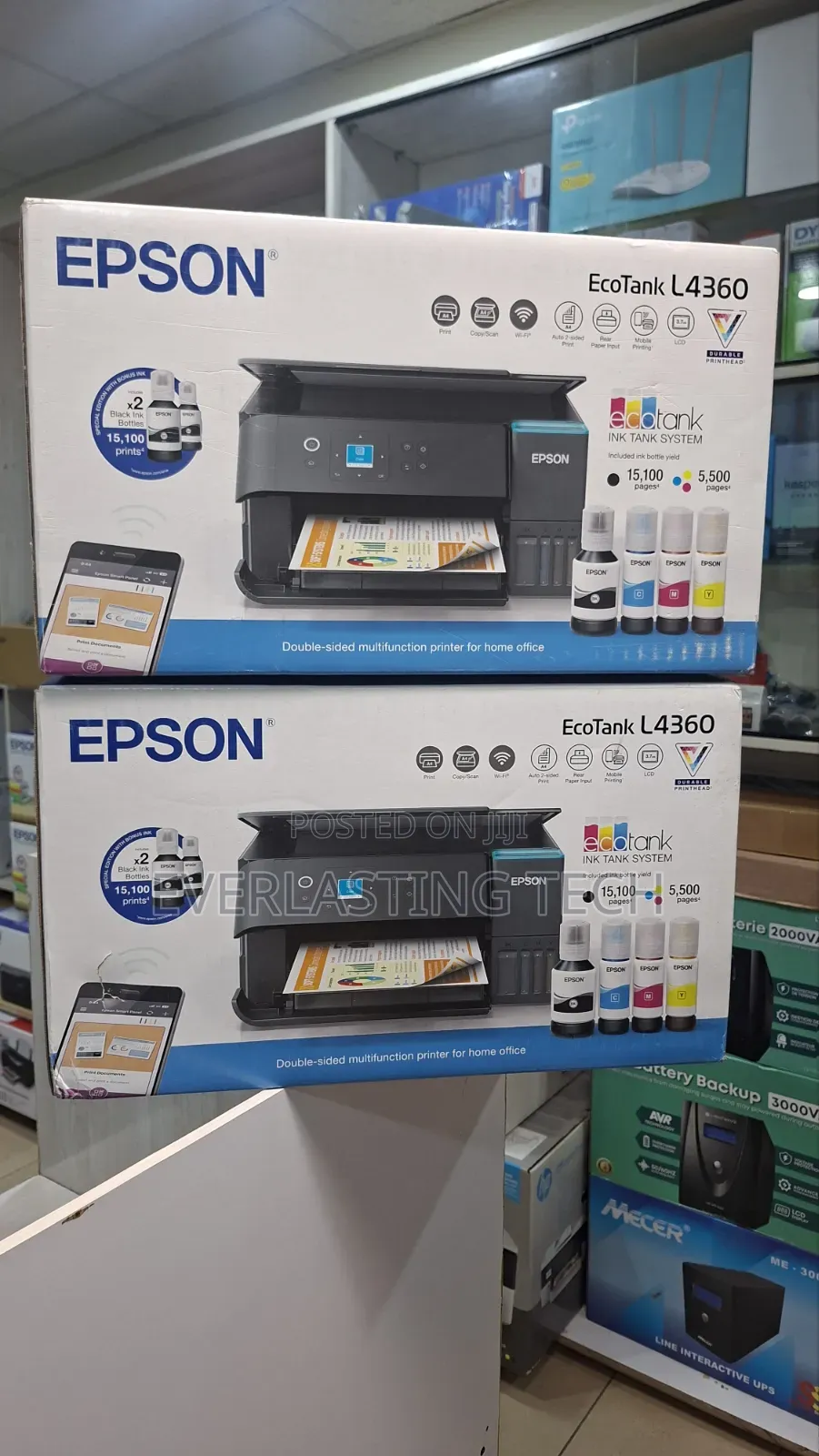 Epson Ecotank L4360 Multi-Function Wifi Color Ink Tank Printer