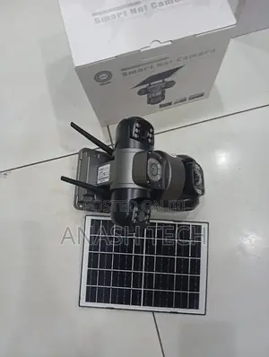 Easy to Install 2mp 4g PTZ Rotating Triple Lens Solar Camera
