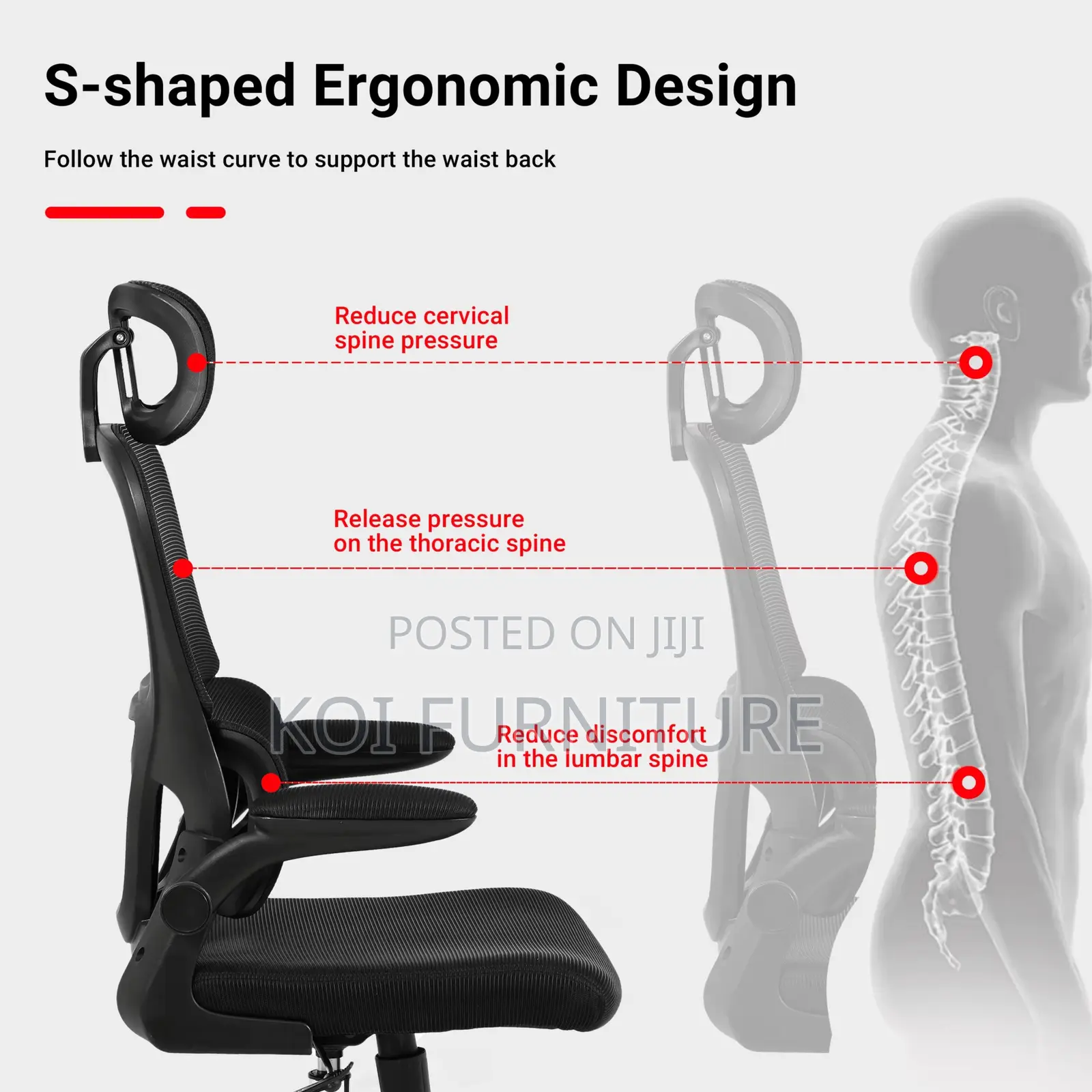 Office Chairs; High Back Ergonomic Chairs With Starbase