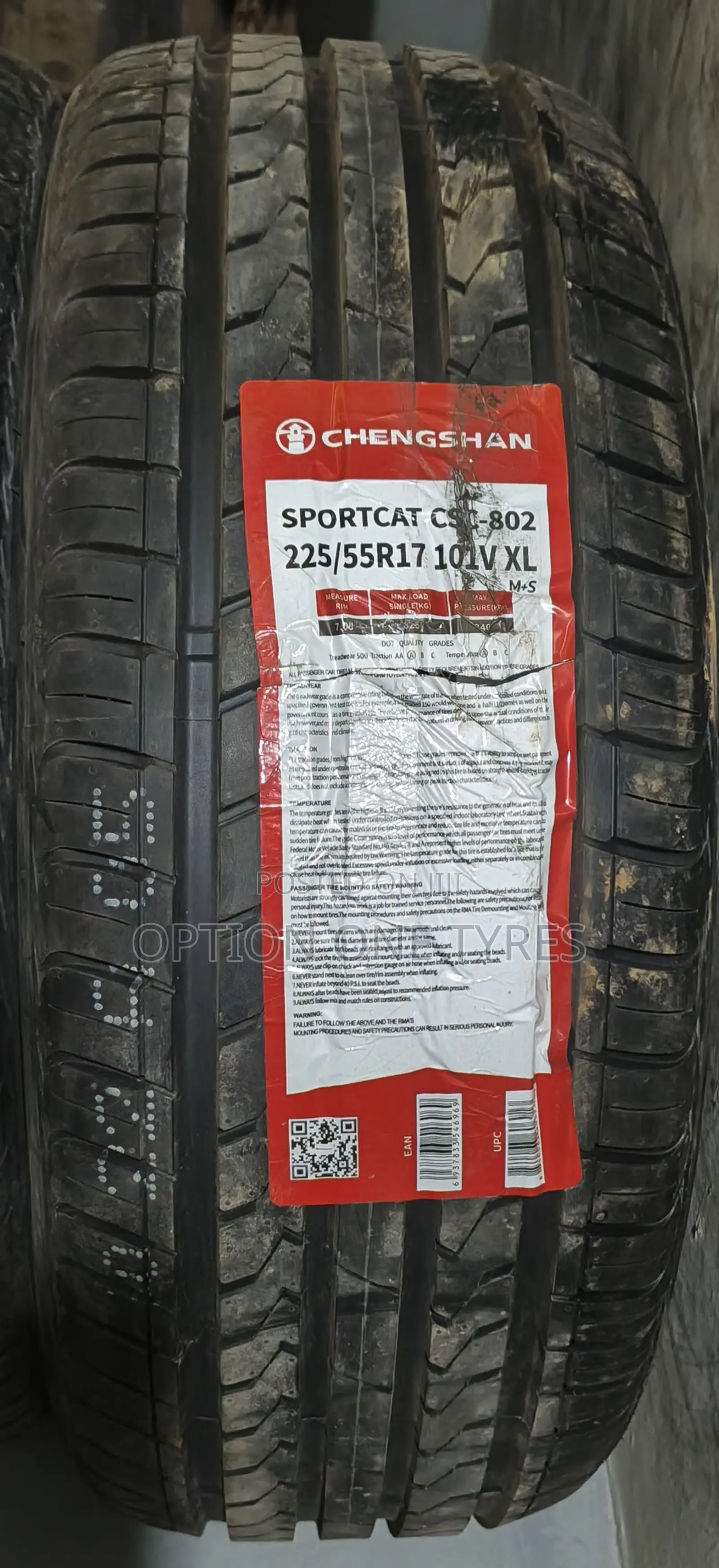 225/55r17 Sportcat Tyre for Sale