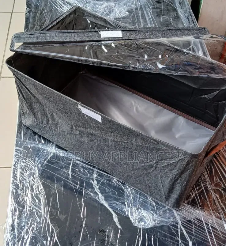 Portable Wardrobe Storage Basket Organizer With Cover