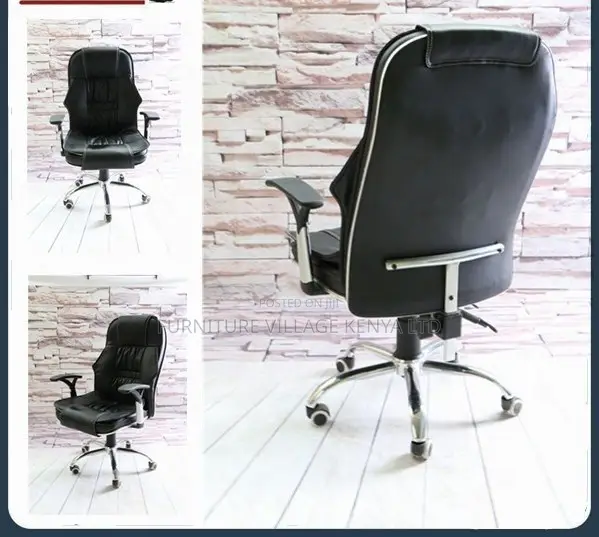 Comfortable Leather Ergonomic Office Chair