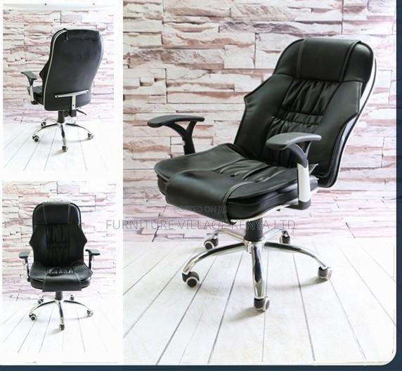 Comfortable Leather Ergonomic Office Chair - thumbnail 8
