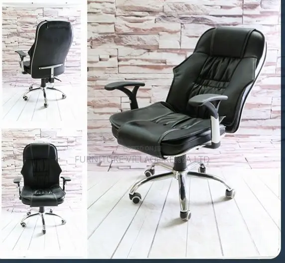 Comfortable Leather Ergonomic Office Chair