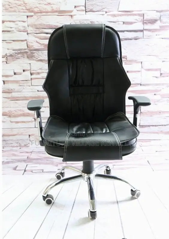 Comfortable Leather Ergonomic Office Chair