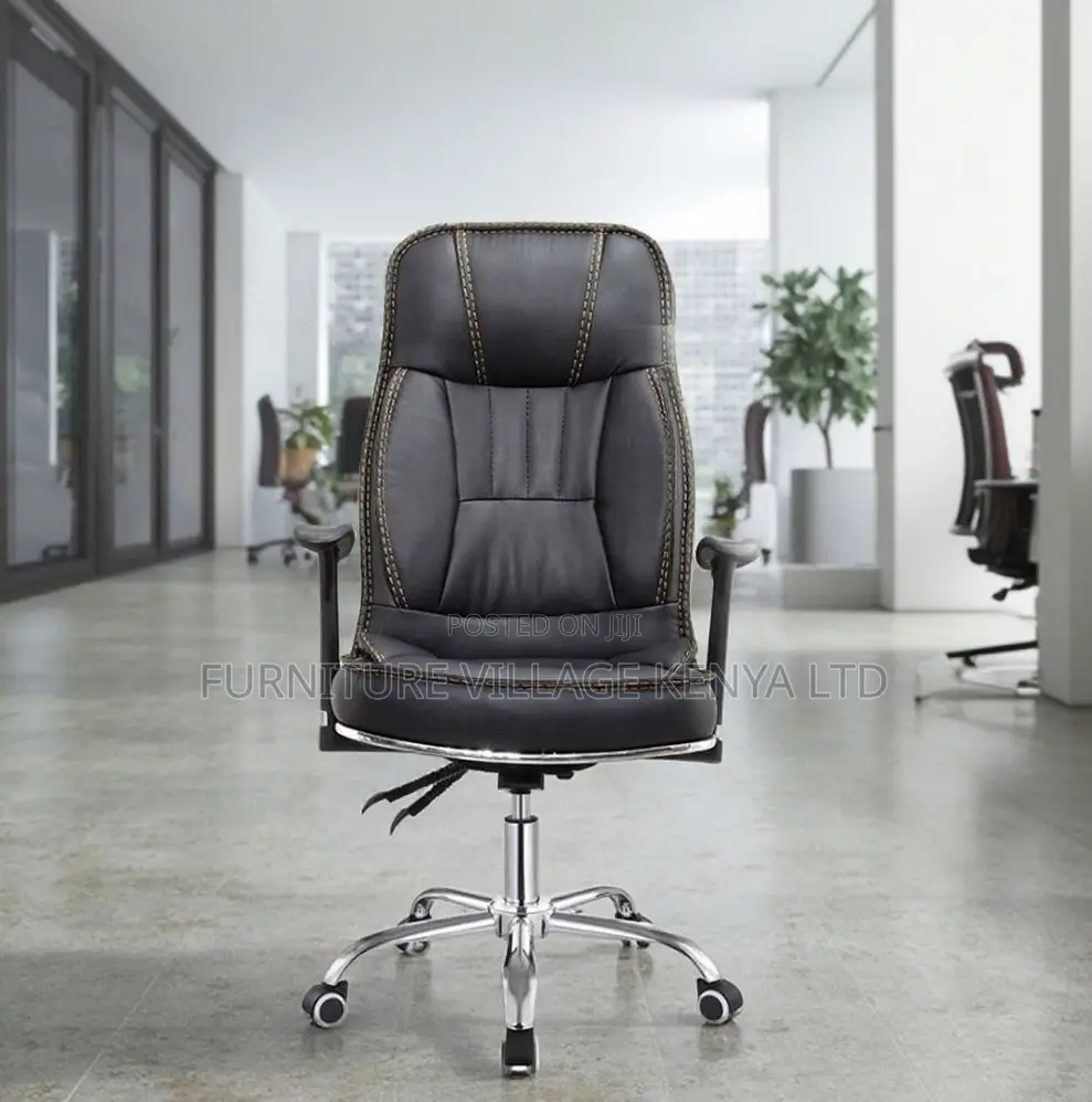 Comfortable Leather Ergonomic Office Chair