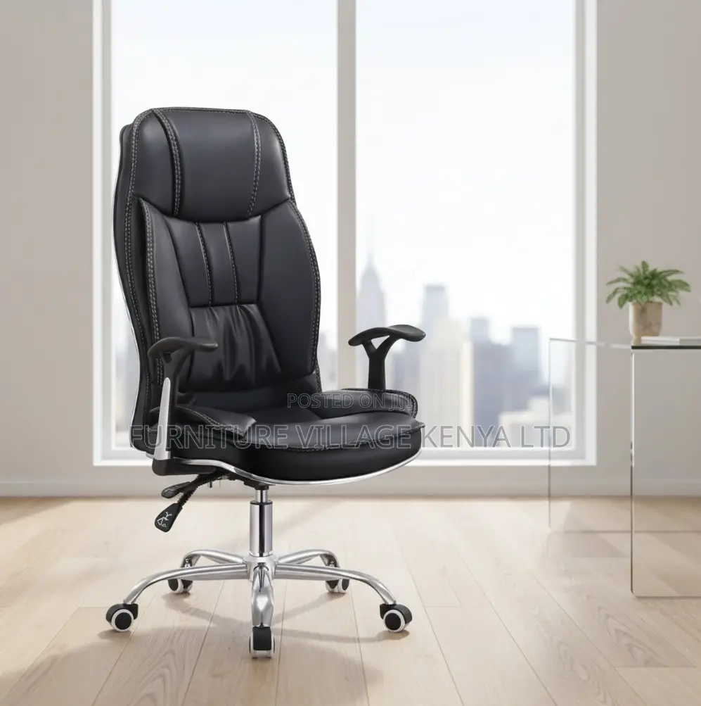 Comfortable Leather Ergonomic Office Chair
