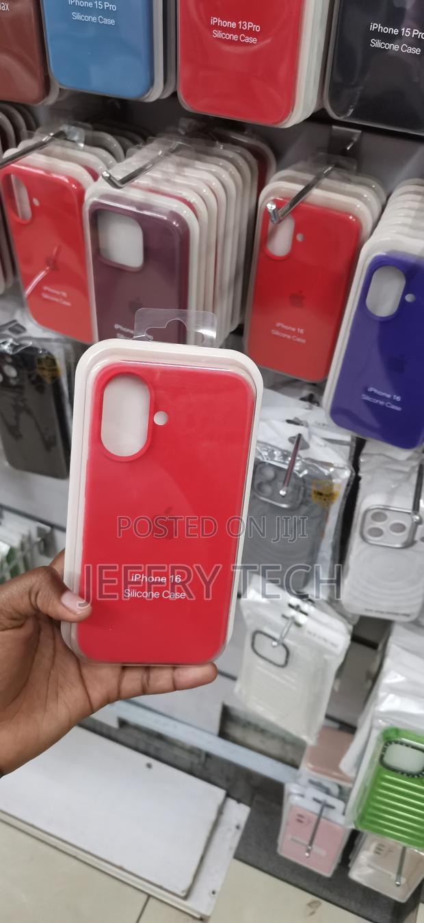 iPhone 16, Featuring a Vibrant Red Finish Case - main view