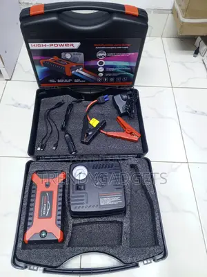 99800mah Car Jump Starter With Air Compressor Power Bank