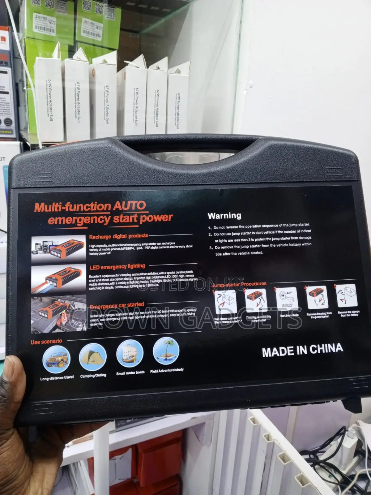 99800mah Car Jump Starter With Air Compressor Power Bank