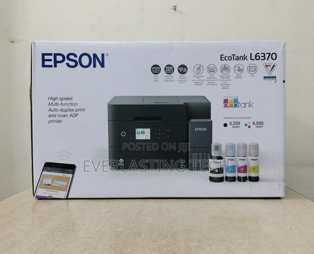 Epson Ecotank L6370 A4 Duplex Multifunction Wi-Fi Inkjet Printer - thumbnail 2
