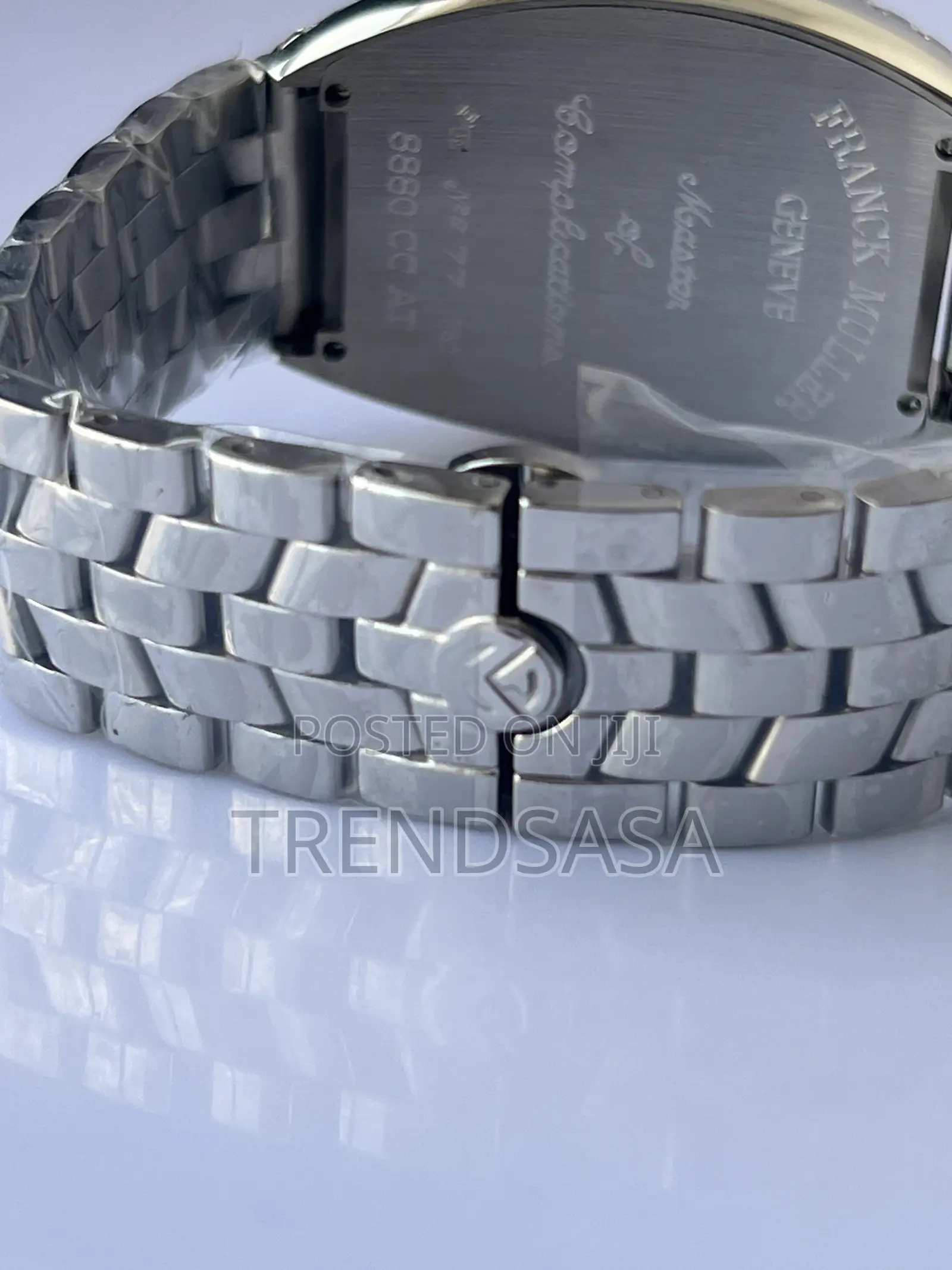 Franck Muller Centre Curvex Fully Iced Out With Baguette Cut Diamonds