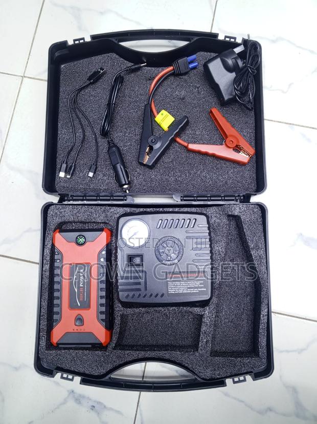Emergency Vehicle Jump Starter Power Bank With Air Compressor - thumbnail 2