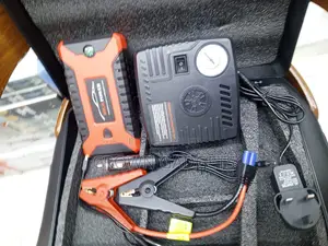 Portable Car Jump Starter With Air Compressor and Power Bank