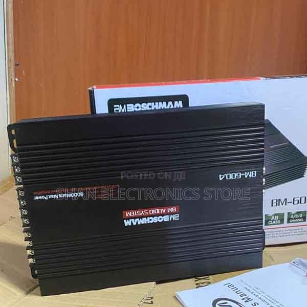 Efficient Cooling E Boschmann Bm600.4 Multi-Channel Amplifier