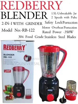 Redberry Premium Range of Blender 2 in 1 Rb22