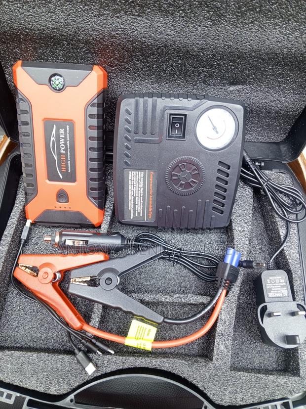 Multi-Function Battery Booster With Led Light and Air Pump - thumbnail 2