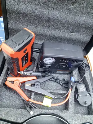 Multi-Function Battery Booster With Led Light and Air Pump