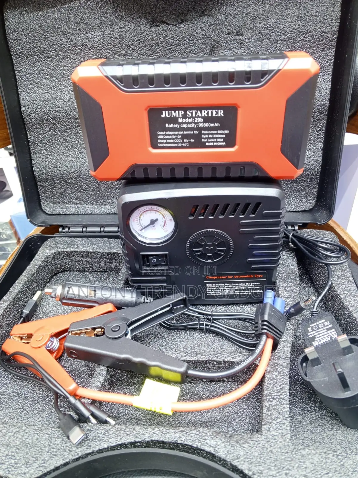 Car Battery Jump Starter Power Bank for Petrol and Diesel