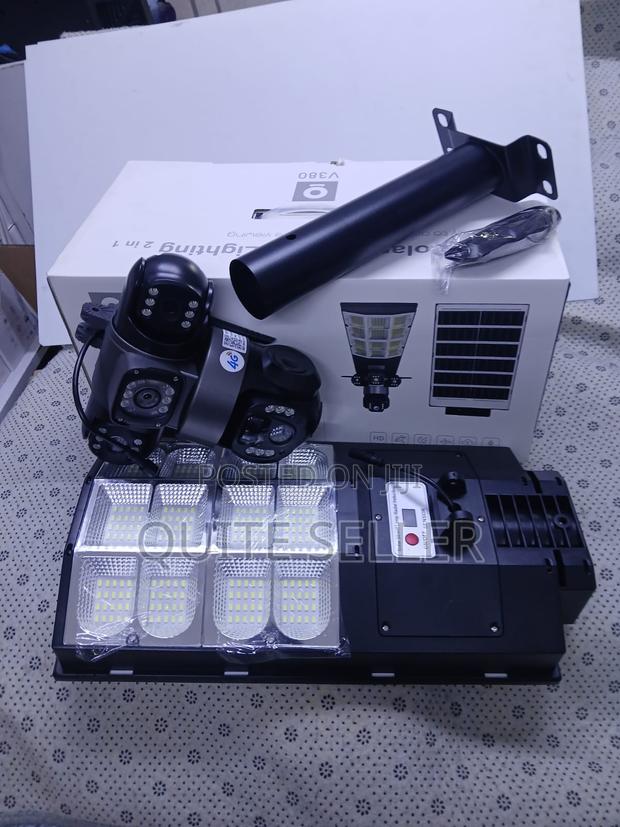 Smart Hometriple Lens Solar CCTV Camera With Floodlight Night Vision - thumbnail 2