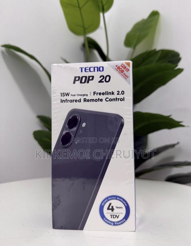 New Tecno Pop 20 128 GB Black - thumbnail 2