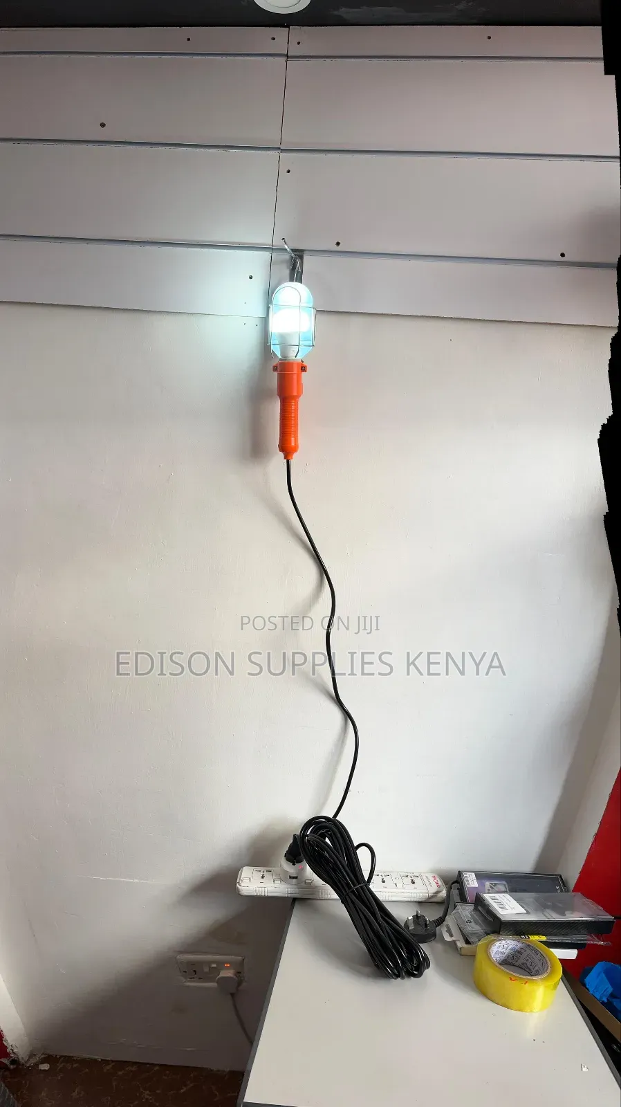 Work Lamp Finder Working Light Hanging Emergency Bulb Lamp Shade 10m