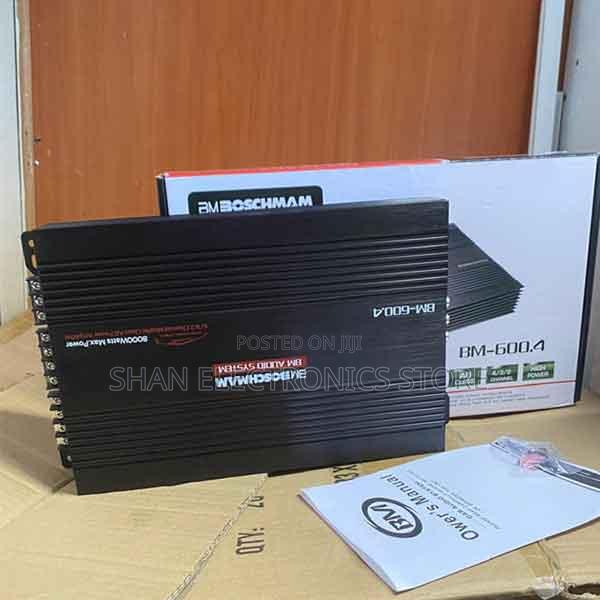 4-Channel Amp Adjustable Bm600 High-Powered Audio Performance
